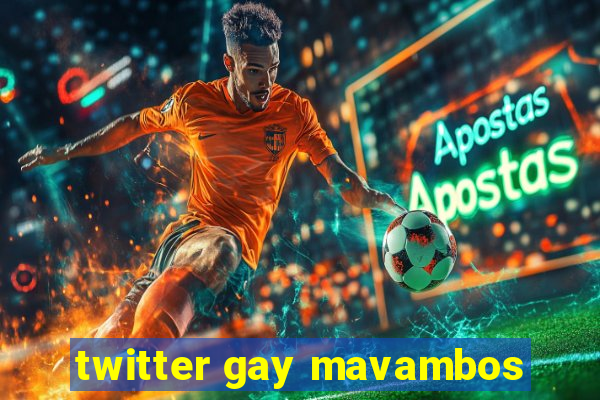 twitter gay mavambos